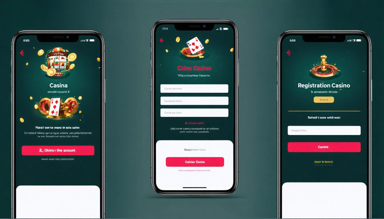 Casina casino registration steps for account setup