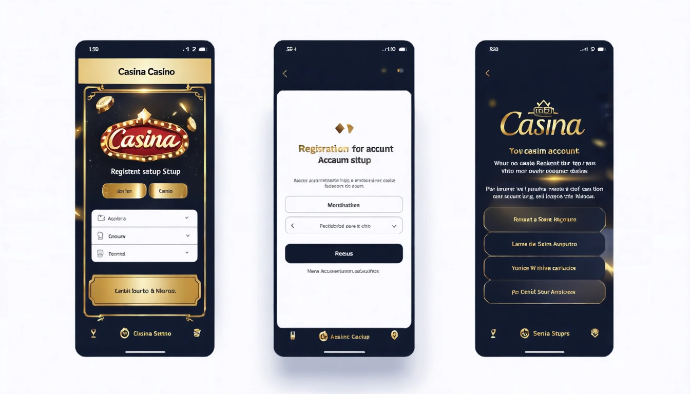Casina casino registration steps for account setup